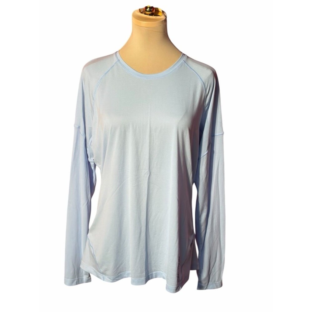 Salomon Light Blue Performance Long Sleeve Top Women’s XL